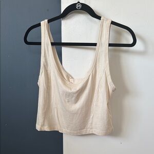 Cream Tank Top